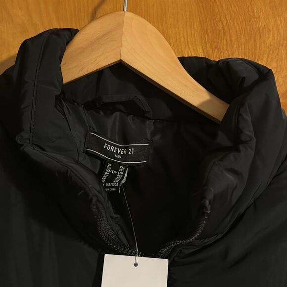 Black Puffer Jacket Mens XXL - Picture 2 of 4